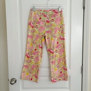 Key West Vintage Capri Pants 4 Royal Zoo Lilly Pulitzer